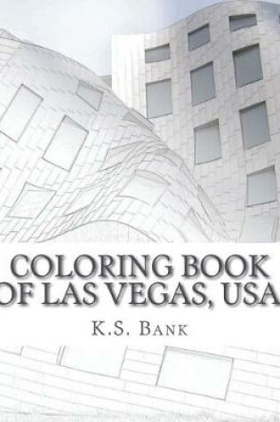 Cover of Coloring Book of Las Vegas, USA.