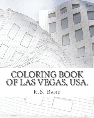 Book cover for Coloring Book of Las Vegas, USA.