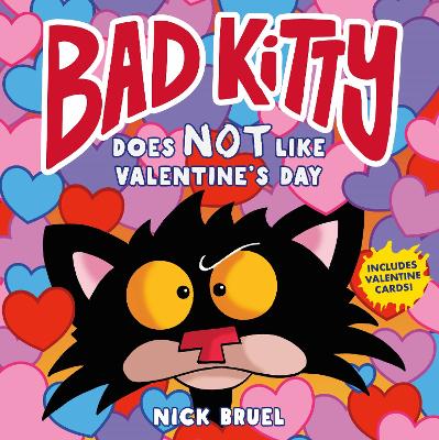 Book cover for Bad Kitty Does Not Like Valentine's Day