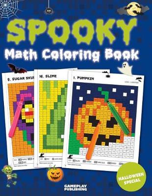 Book cover for Spooky Math Coloring Book