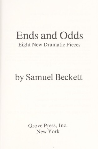 Cover of Ends and Odds