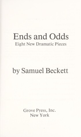 Book cover for Ends and Odds