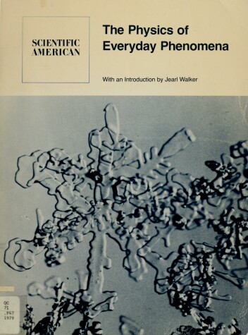 Book cover for Physics of Everyday Phenomena