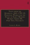 Book cover for Texts from the Querelle, 1641–1701 (2)