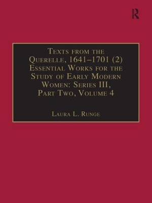 Cover of Texts from the Querelle, 1641–1701 (2)