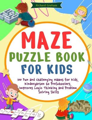 Book cover for Maze Puzzle Book for Kids