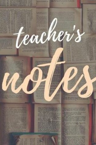 Cover of Teachers Notes