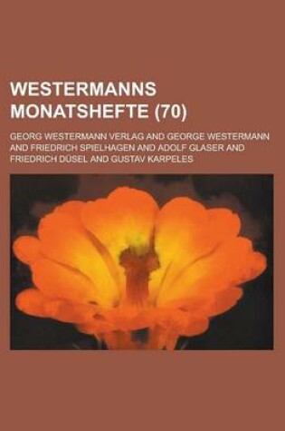 Cover of Westermanns Monatshefte (70 )