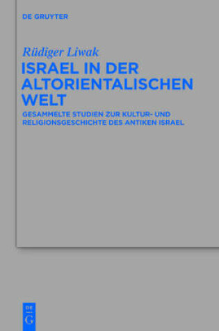 Cover of Israel in der altorientalischen Welt