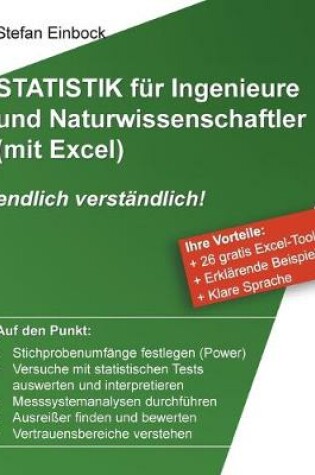 Cover of Statistik fur Ingenieure und Naturwissenschaftler (mit Excel)