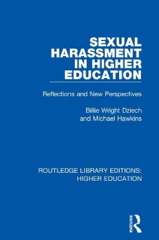 Cover of Sexual Harassment in Higher Education