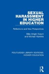 Book cover for Sexual Harassment in Higher Education