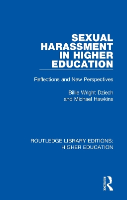 Book cover for Sexual Harassment in Higher Education