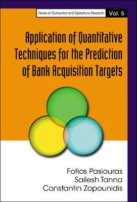 Cover of Application Of Quantitative Techniques For The Prediction Of Bank Acquisition Targets
