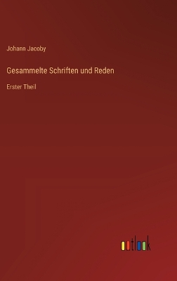 Book cover for Gesammelte Schriften und Reden