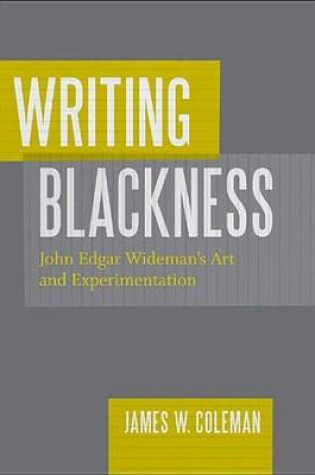 Cover of Writing Blackness