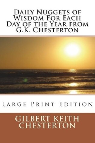 Cover of Daily Nuggets of Wisdom For Each Day of the Year from G.K. Chesterton