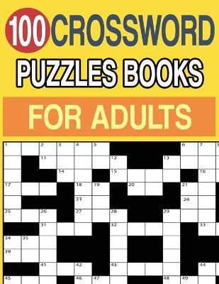 Book cover for 100 Crossword Puzzles Books for Adults