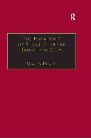 Cover of The Emergence of Stability in the Industrial City