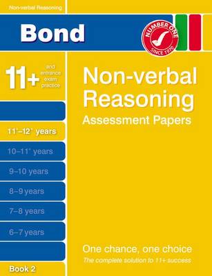 Book cover for Bond Non-Verbal Reasoning Assessment Papers 11+-12+ Years Book 2