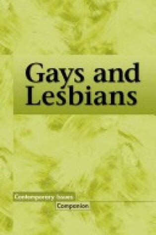 Cover of Gays and Lesbians