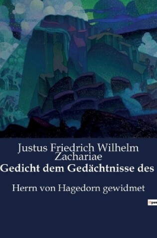 Cover of Gedicht dem Gedächtnisse des