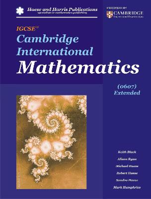 Book cover for IGCSE Cambridge International Mathematics