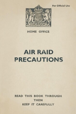 Cover of Air Raid Precautions