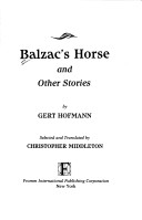 Book cover for Balzacs Horse and Strs