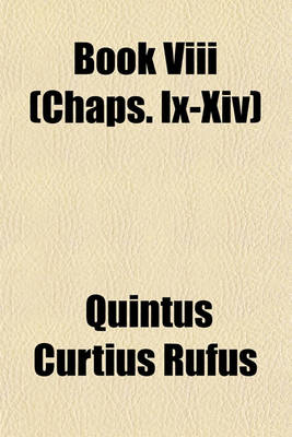 Book cover for Book VIII (Chaps. IX-XIV)