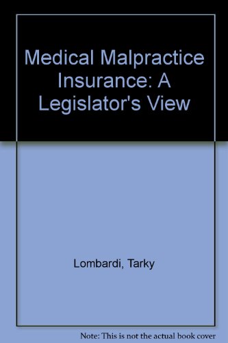 Cover of Medical Malpractice Insurance