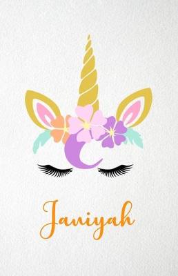 Book cover for Janiyah A5 Lined Notebook 110 Pages