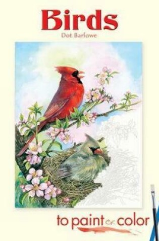 Cover of Birds to Paint or Color