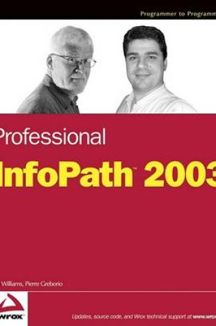 Cover of Professional InfoPath 2003