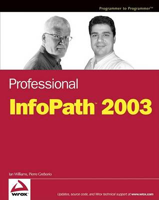 Book cover for Professional InfoPath 2003