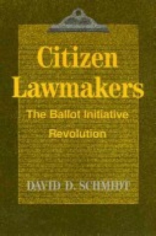 Cover of Citizen Lawmakers