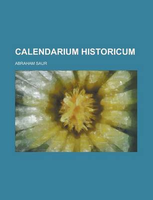 Book cover for Calendarium Historicum