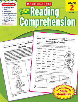 Book cover for Scholastic Success with Reading Comprehension: Grade 2 Workbook