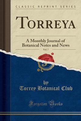 Book cover for Torreya, Vol. 7