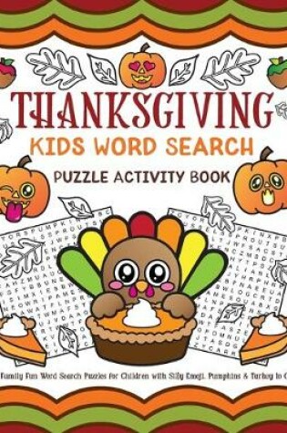 Cover of Thanksgiving Kids Word Search