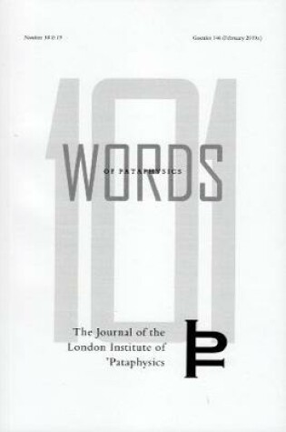 Cover of 101 Words of Pataphysics