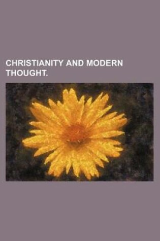 Cover of Christianity and Modern Thought.