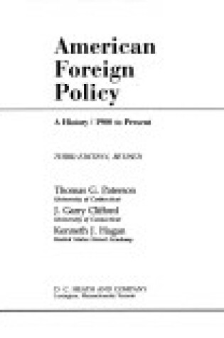 Cover of American Foreign Policy