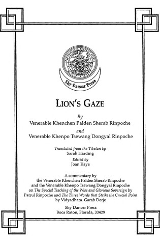 Cover of Lion's Gaze