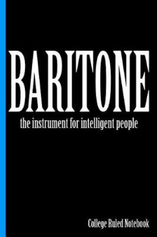 Cover of Baritone, the Instrument for Intelligent People