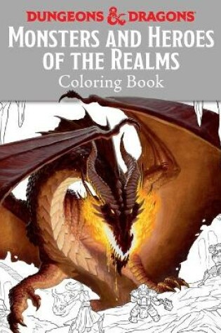 Cover of Monsters and Heroes of the Realms Coloring Book