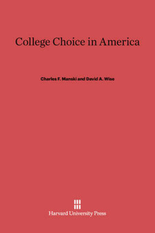 Cover of College Choice in America