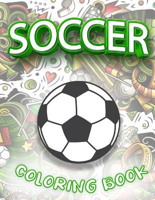 Book cover for Soccer Coloring Book