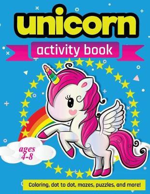 Book cover for Unicorn Activity Book Ages 4-8
