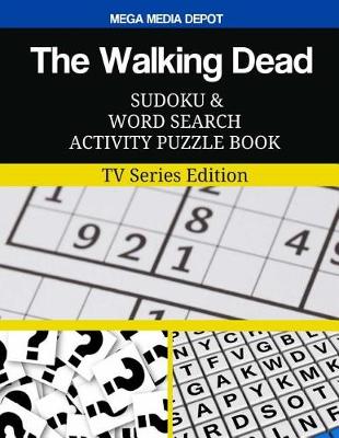 Book cover for The Walking Dead Sudoku and Word Search Activity Puzzle Book